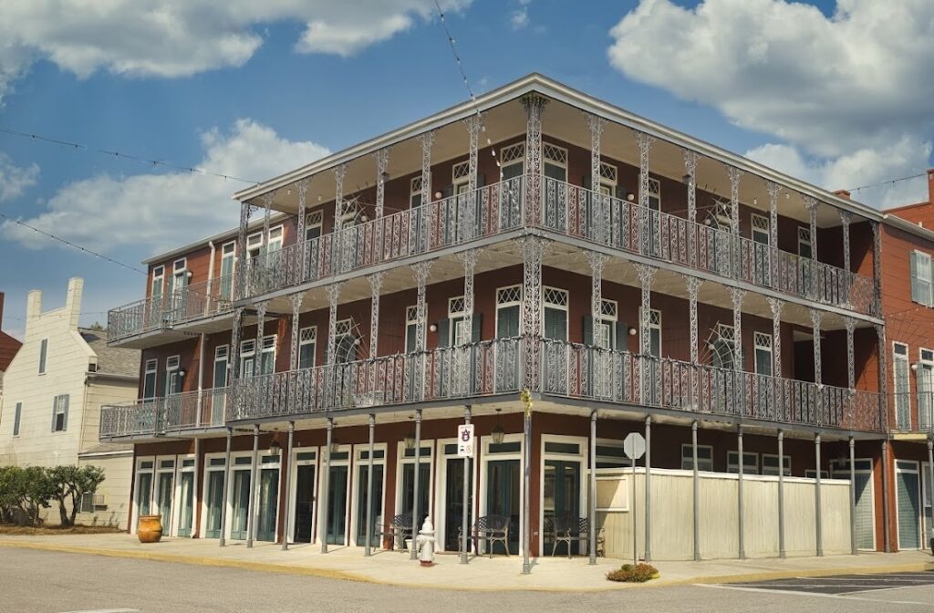 Commercial property inspection of a multi-story mixed-use building in Alabama