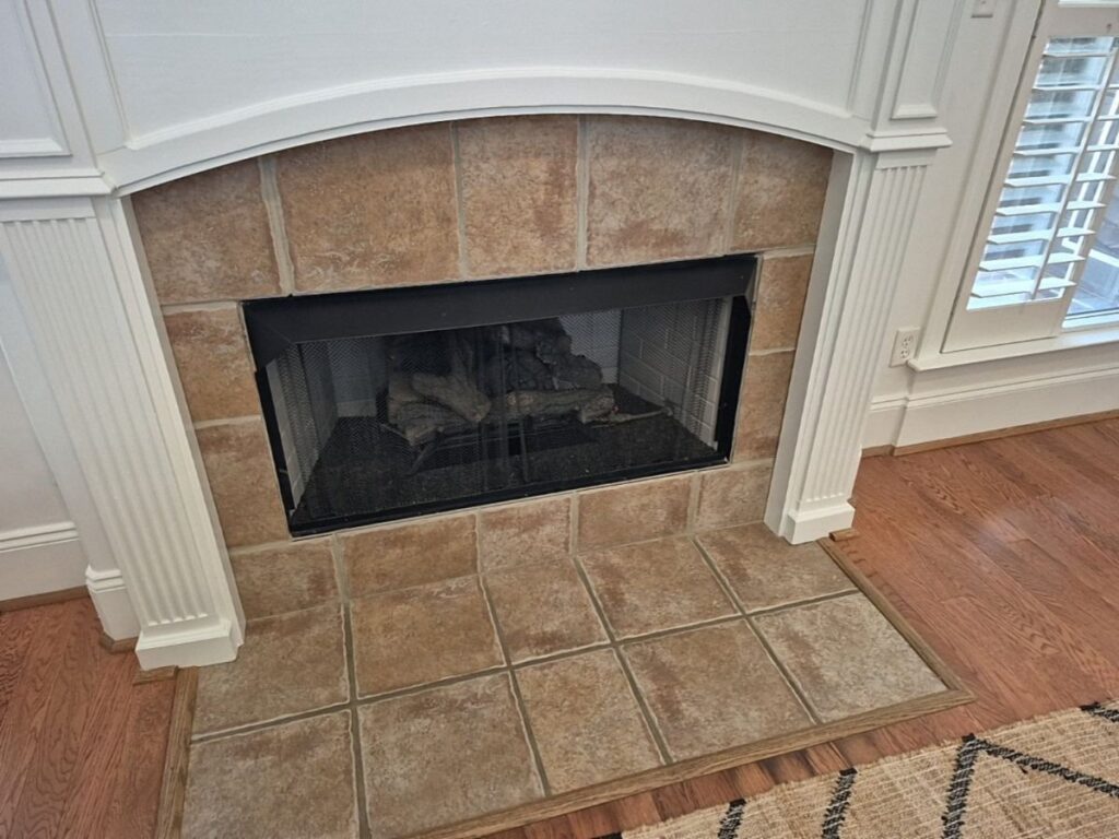 Ally Property Inspections fireplace inspection in an Alabama home